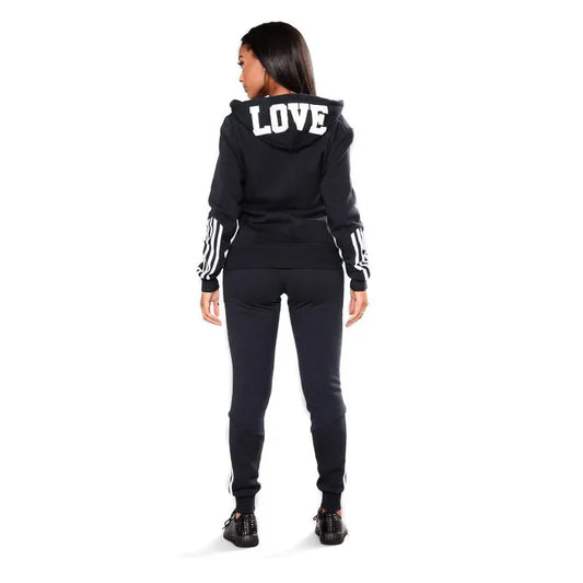 Spring Autumn New Womens Sweatshirt Set 2025 Hot Sale Fashion Zip 2 Pieces Suit High Quality Casual Woman Pants Jogging Outfit