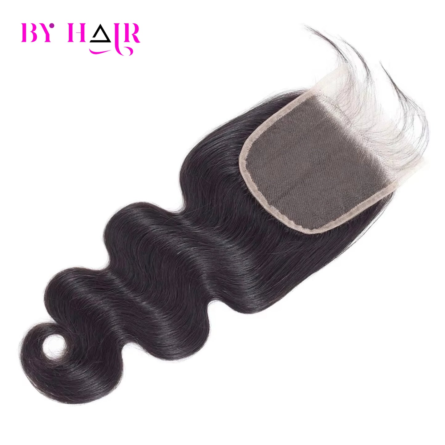 4x4 Body Wave Closure Brazilian Human Hair Free Part 4x4 5x5 Transparent Lace Closure Natural Color Only 100% Remy Human Hair