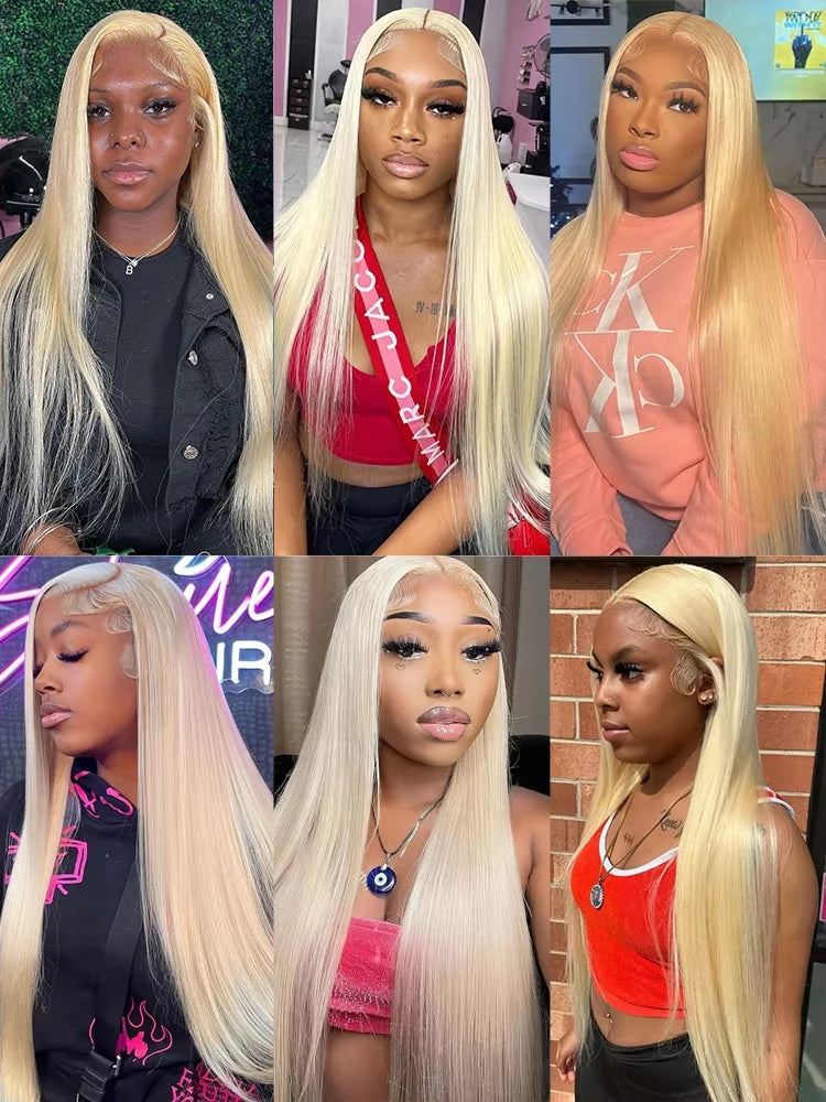 1 3 4 613 Blonde Straight Hair Bundles Brazilian Remy Human Hair Extension Honey Blonde Bundle Deals 28 30 32 34 36 38 40 Inches