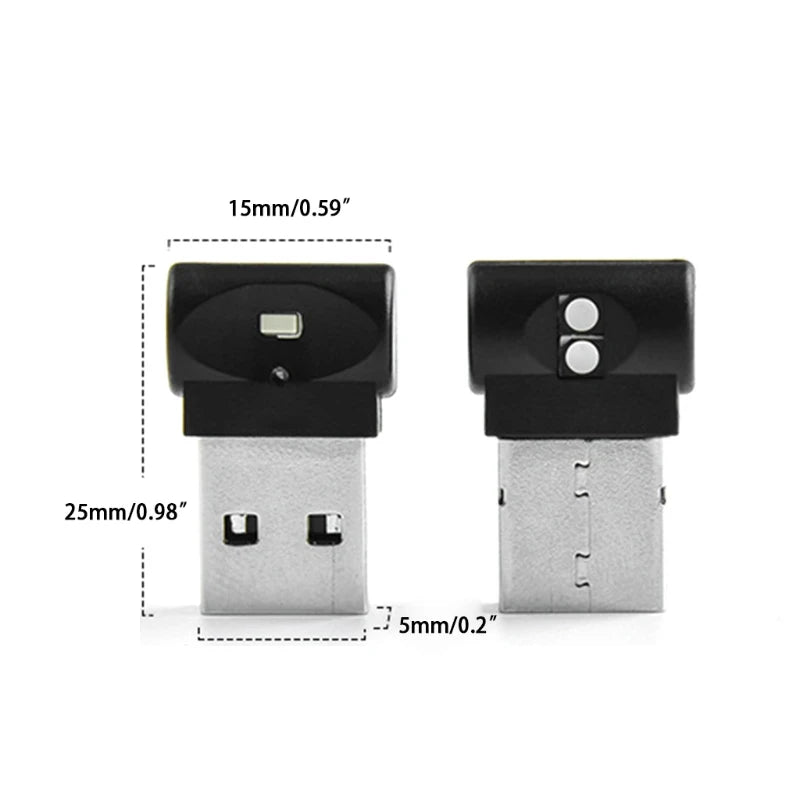 Mini USB LED RGB Ambient Light 7 Color Auto Interior Lamp for Car Laptop Keyboard Atmosphere Smart Night Lamp Mood Light