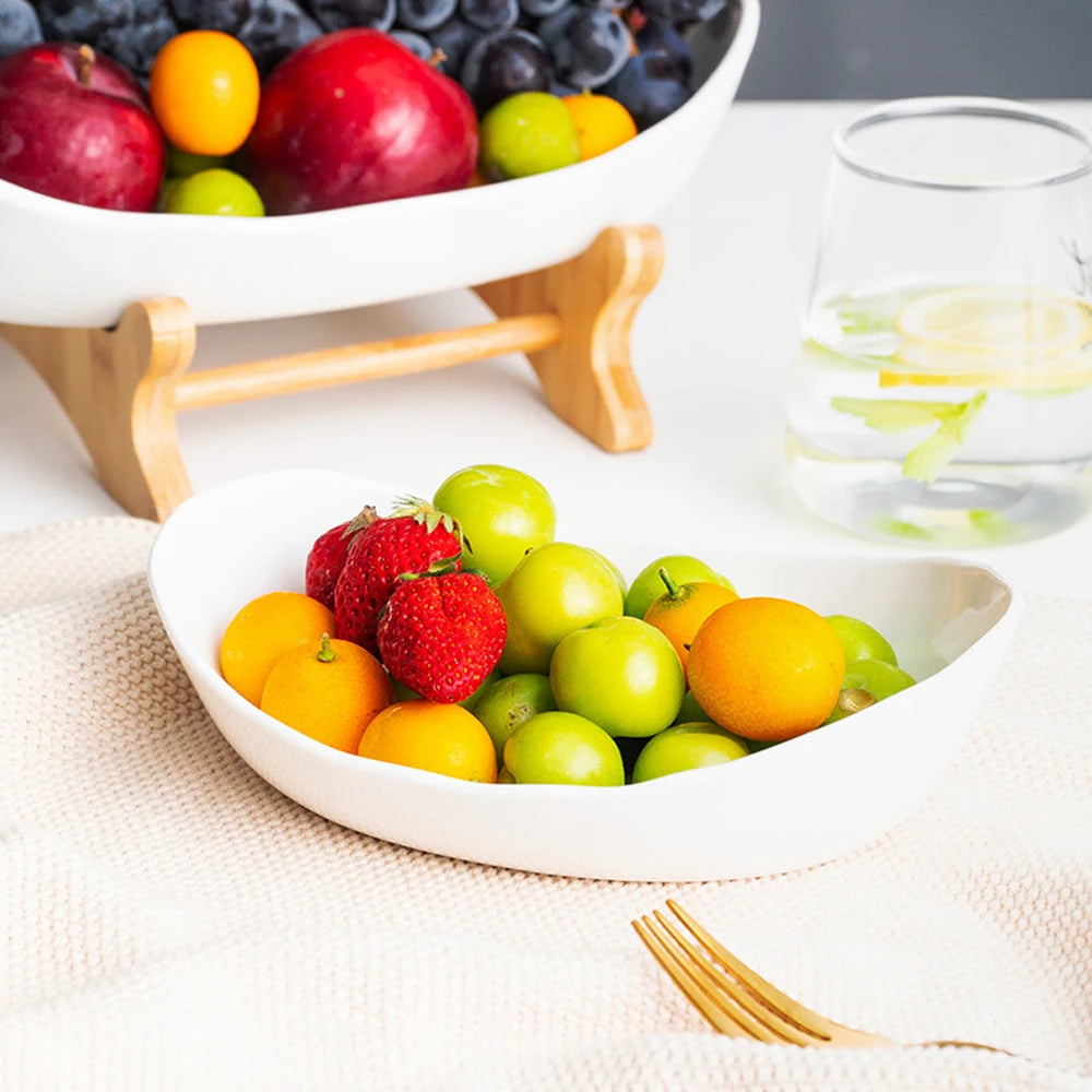 2/3 Layer Fruit Plate Home Living Room Plastic Snack Dish Creative Modern Dried Fruit Basket Candy Dish Cake Stand Salad Bowl