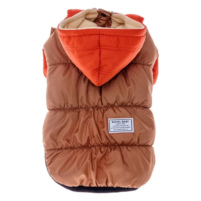 Winter Dog Clothes Hooded Coat for Small Medium Dogs Pet Coat Puppy Dog Jacket Clothing Chihuahuas French Bulldog Costume